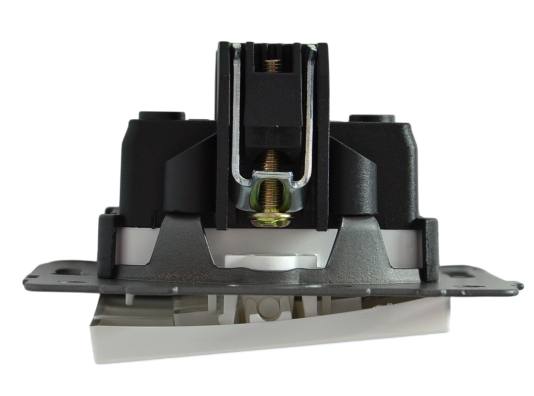 Выключатель 3-кл. белый A-015W "Aura" AWSproducts