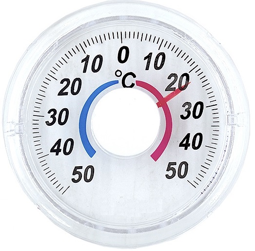 Термометр уличный оконный биметаллический ТББ КРУГЛЫЙ 10-60-240