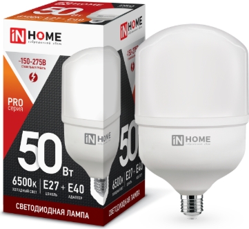 Лампа LED HP E27-Е40 6500К 50Вт 4500Лм IN HOME