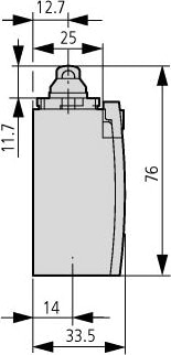 Концевой выключатель LS-11-SW 6A 230V (пластик)