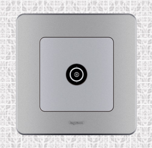 Розетка TV Алюминий INSPIRIA LEGRAND