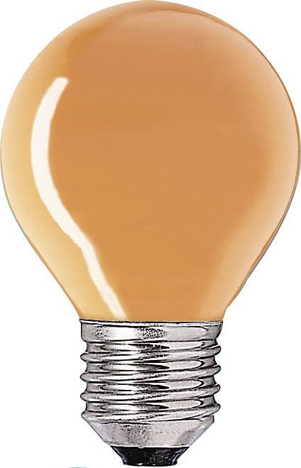 Лампа Party P-45 15W E-27 шар оранж. Philips (100шт)