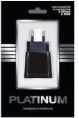 Сетевое ЗУ Platinum -USB 2порта 2.1А черное