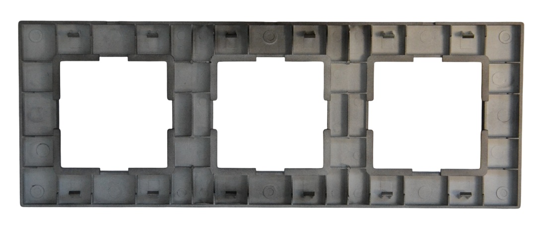 Рамка 3-я чёрная SD-P1019B "Standard" AWSproducts