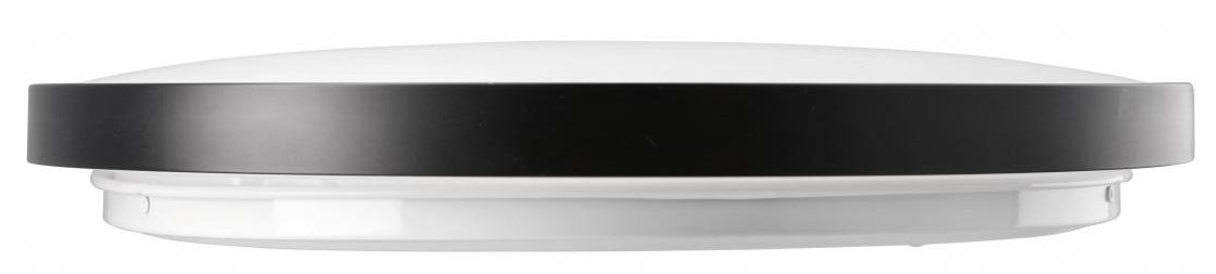 Светильник потолочный LED ATOL 32W 2560lm 4000K пласт. черный круг IP54 GTV