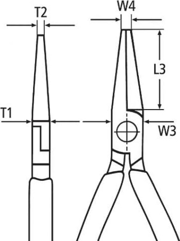 Круглогубцы 1000V 160 мм CR удлиненные