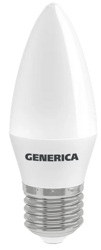 Лампа LED C35 свеча 12Вт 230В 4000К E27 1200Lm GENERICA