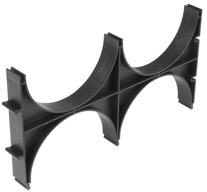 Кластер двойной для двустенных труб 50 мм  двухсторонний Промрукав