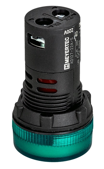 Индикатор LED зеленый MT22-SA63 220В AC IP65 ОВЕН