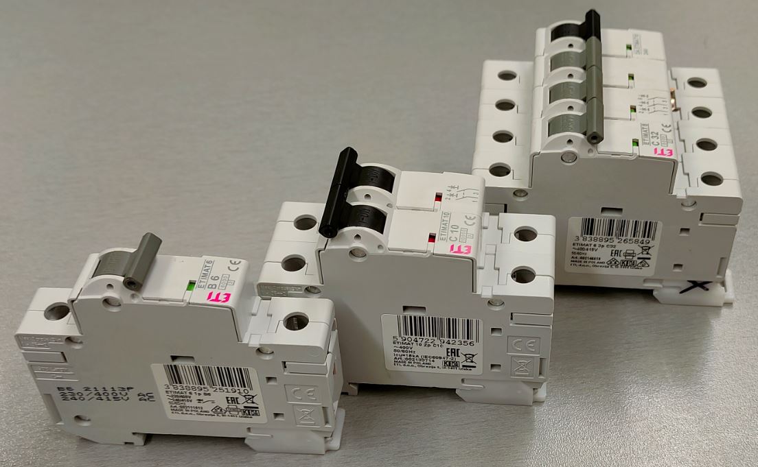 Автоматический выключатель ETIMAT10 B10/2 10кA ETI, 