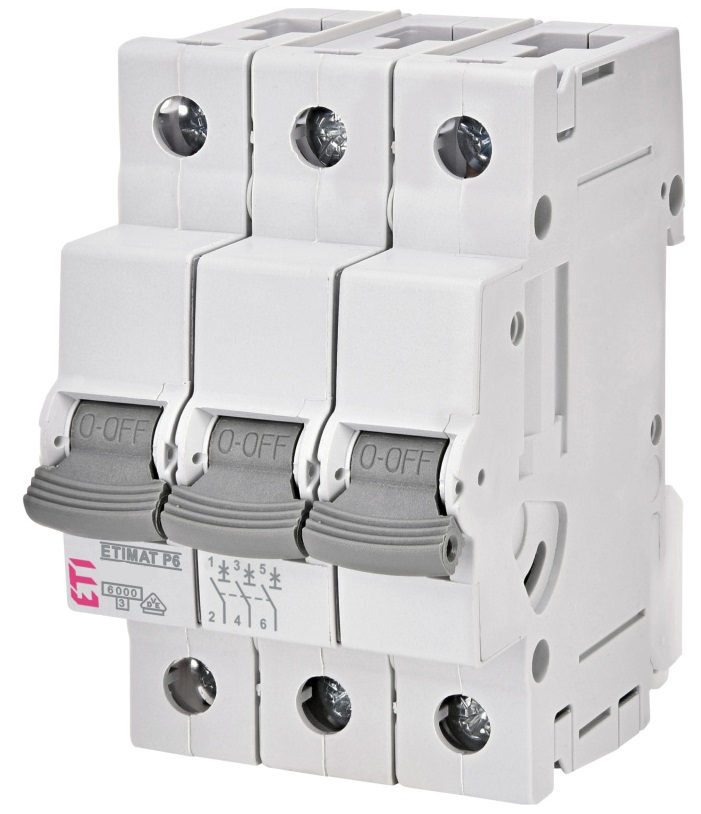 Автоматический выключатель ETIMAT P6 B32/3 6кA ETI