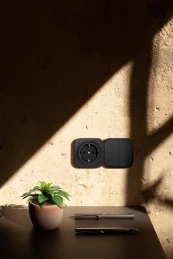 Выключатель ОУ 2-кл. Черный Quteo LEGRAND