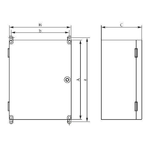 Корпус пласт. Unibox UNI-1 (400*300*160)