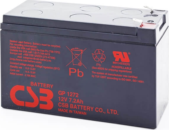 Аккумуляторная батарея CSB GP 1272 (12В 7,2Ач) (1уп-10шт)