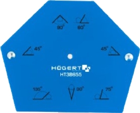 Магнитный шестигранник для сварочных работ, 34кг, 138*110*26 HOEGERT