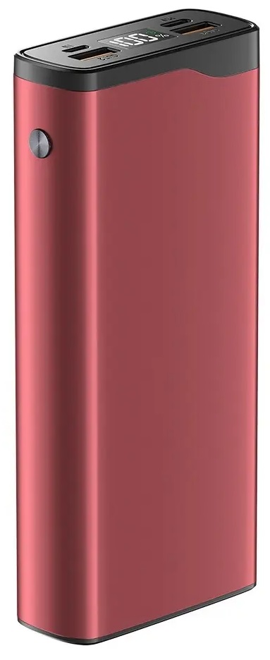 Портативная баттарея OLMIO QL-20 (22.5W PD/QC3.0) 20000 mAh красная