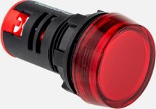 Сигнальная LED лампа, красный, 220V AC IP65 MT22-S64