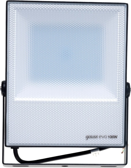 Прожектор светодиодный Gauss EVO 100W 10000 lm IP65 6500К, IK07, черный 1/6