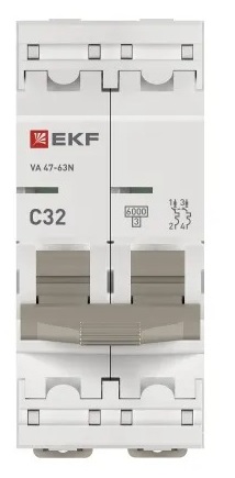 Автоматический выключатель ВА 47-63N C32/2 6кА Proxima EKF
