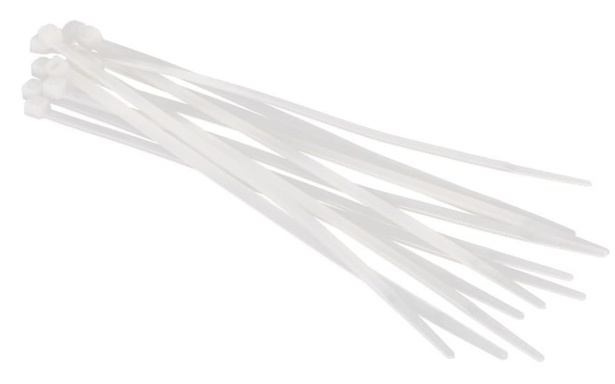 Хомут 7,6*350 белый нейлон (100 шт.) (СиайГрупп), уп