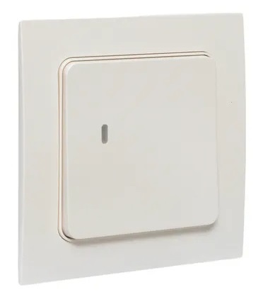Умный беспроводной выключатель Стокгольм 1-кл белый Zigbee EKF Сonnect