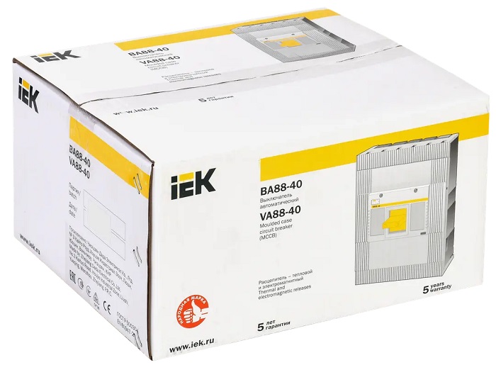 Автоматический выключатель ВА88-40 630А/3 35кА IEK
