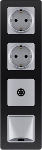 Рамка 4-я Антрацит INSPIRIA LEGRAND