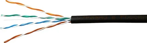 Кабель RIPO Plus UTP cat 5e PE 4*2*24AWG Cu Outdoor Fluke Pass (КСВПП-5e 4*2*24AWG)