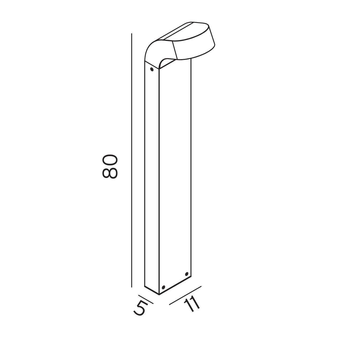 Светильник MOLDE 1901 ALUMINIUM 13W LED EEI A