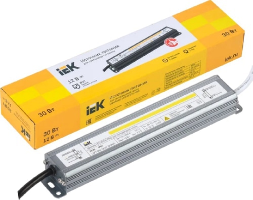 Блок питания LED ИПСН-PRO 30Вт 12В, IP67 IEK