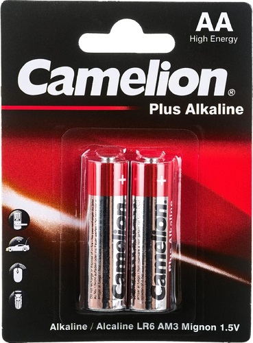 Батарейка LR6 PLUS ALKALINE CAMELION BL-2