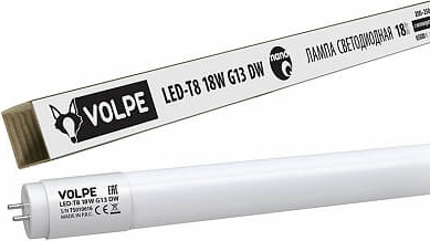 Лампа светодиодная LED-T8-18W/DW/G13/FR/FIX/N 6500К 1620Lm