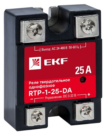 Реле твердотельное однофазное RTP-25-DA EKF PROxima