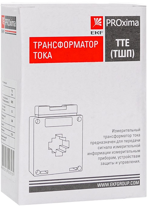 Трансформатор тока ТТЕ-40-300/5А класс точности 0,5 EKF PROxima