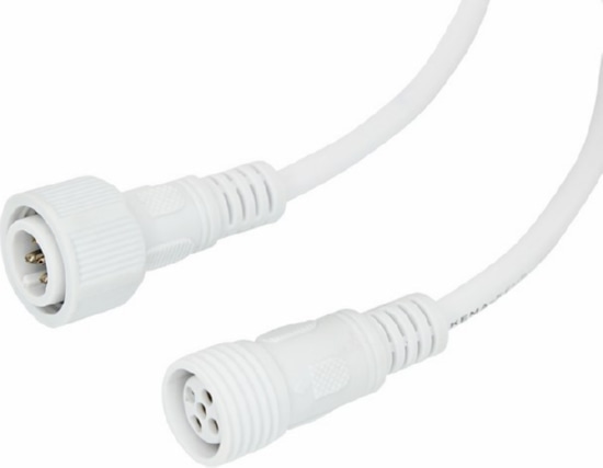 Соединительный кабель (5pin) герметичный (IP67) 5х0.5мм2 300V белый REXANT
