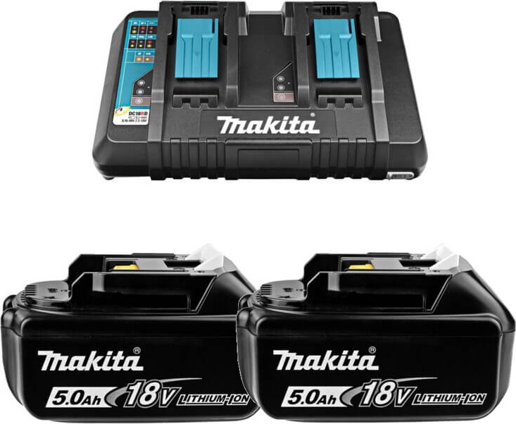 Набор (АКБ BL1850Bx2шт., ЗУ DC18RD, картон) Makita