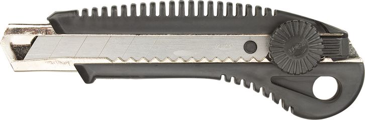 Нож с отламываемым лезвием 18 мм с механизмом фиксации лезвия TOP TOOLS