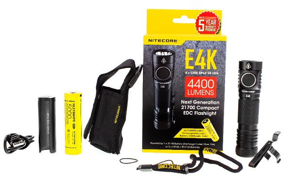 Фонарь NITECORE E4K