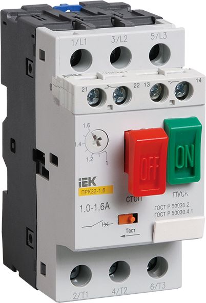 Пускатель ПРК32-10 In=10A Ir=6-10A Ue 660В ИЭК