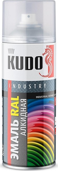 Эмаль универсальная для электрошкафов RAL 7035 светло-серый 520мл KUDO