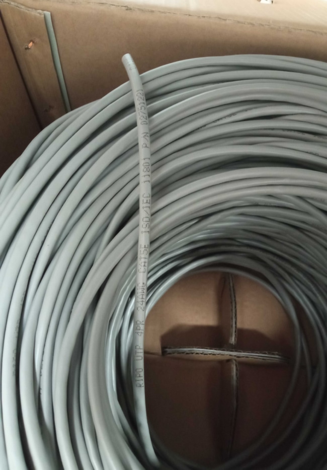 Кабель RIPO UTP4 CAT5E 24AWG 305м CCA