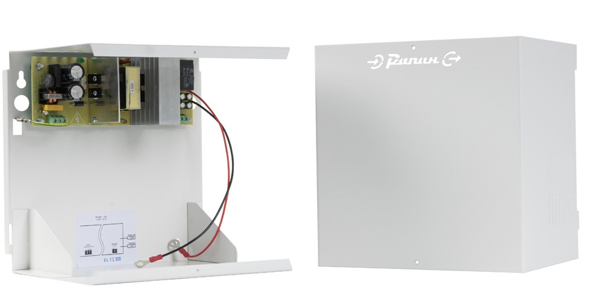 Рапан-100 источник питания 12В, 10А, корпус под АКБ 1х26Ач, защита АКБ, ток заряда 0,4А