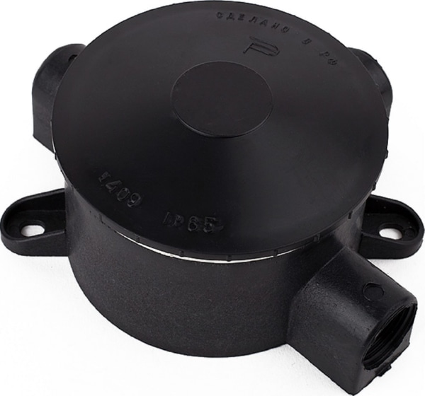 Коробка распред. о/п 95х60 IP65 3-х рожковая карболит (100)