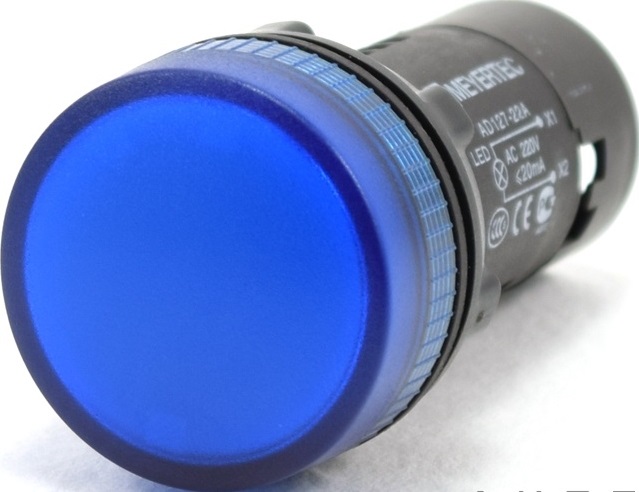 Сигнальная лампа AD127-22A, синий, 220V AC/ MT22-A66