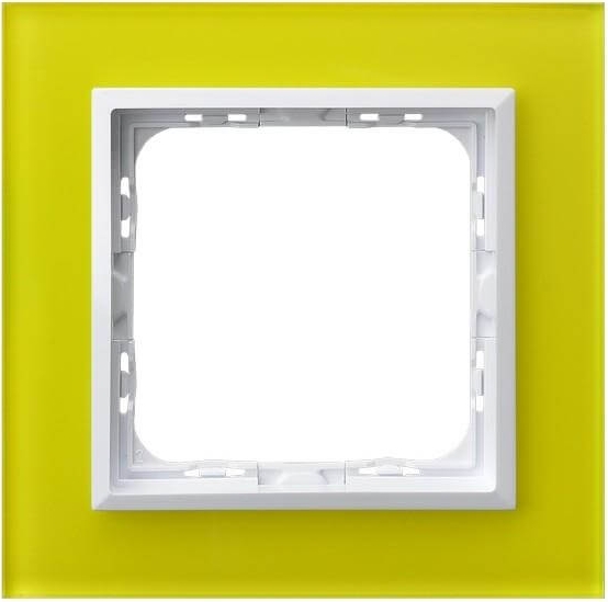 Рамка одинарная желтое стекло IMPRESJA 3159 R-1YGC/60/00