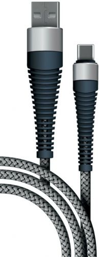 Дата-кабель Fishbone USB-Type-C; 3А;1м; space grey  Borasco