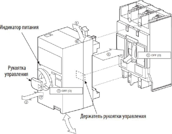 Моторный-привод MO2 630, AC100-240V ETI, 