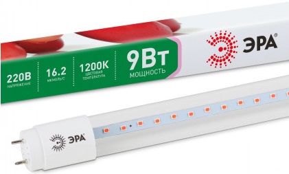 Лампа LED T8 G13 9Вт 600мм Фито ЭРА