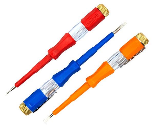Отвертка индикатор напряжения DCY-1788В цветные малые 40-600