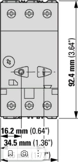 Авт. защиты эл. двигателя PKZM01-16 (10-16А)-3 pol